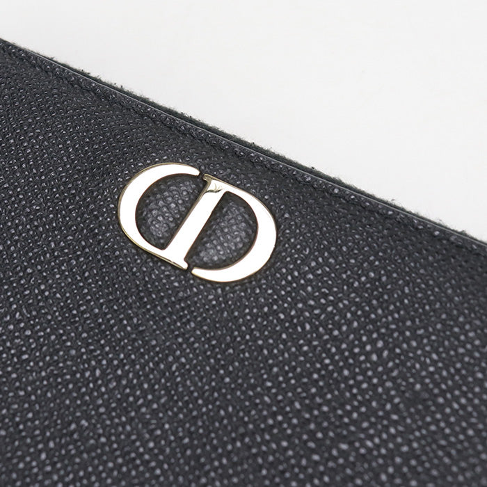 Dior Long zip wallet 30 Montaigne PurseZip Around leather black Women