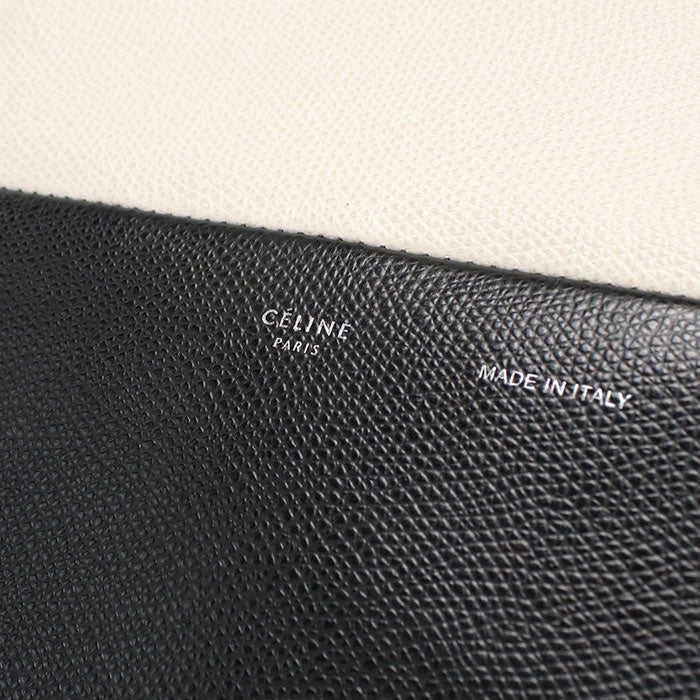 CELINE Vertical Hippo Small 2WAY Tote Bag Calfskin Black Women