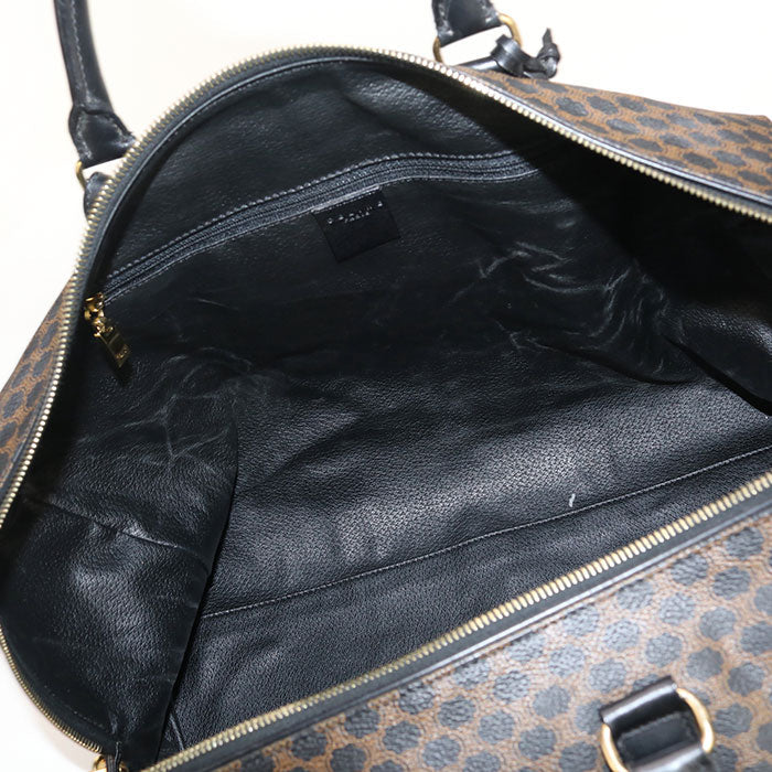 CELINE CE87223 Macadam Boston bag PVC/Boston bag black unisex