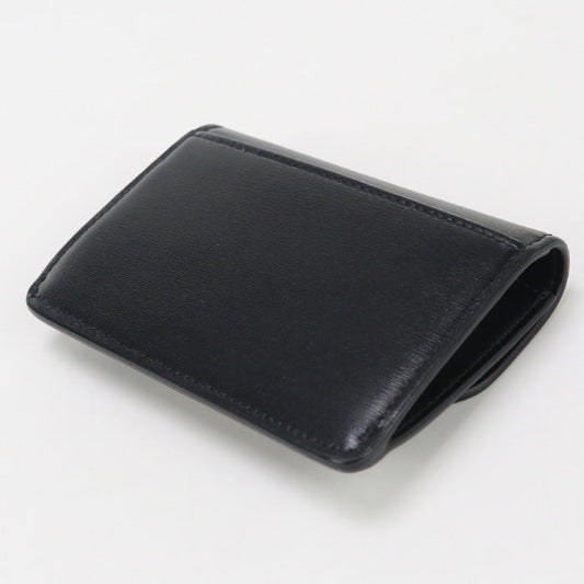 CELINE 10I58 3DPV.38NO Flap card holder Triomphe name card holder black Women