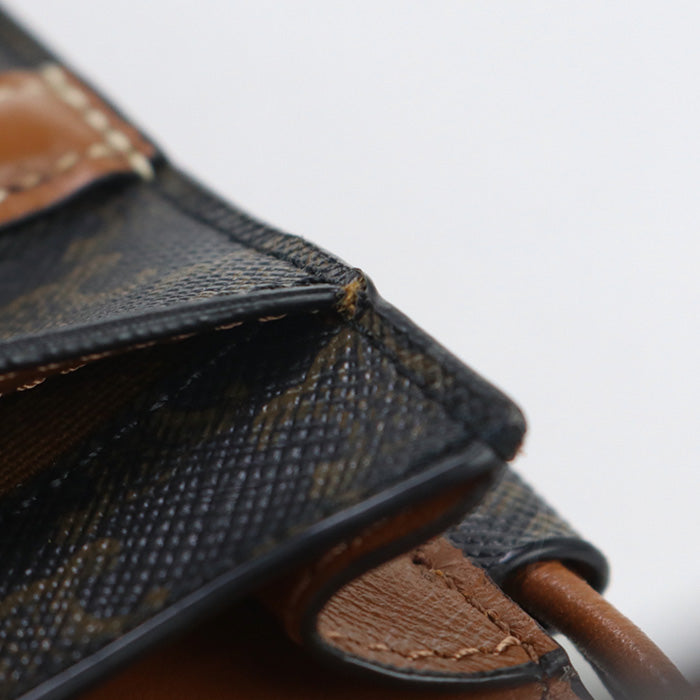 CELINE 10G332CQD.04LU mobile pouch flap Shoulder Bag Triomphe canvas brown Women