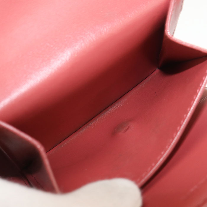 CELINE 10D78 3DPV Small flap wallet Three fold wallet Calfskin pink Women