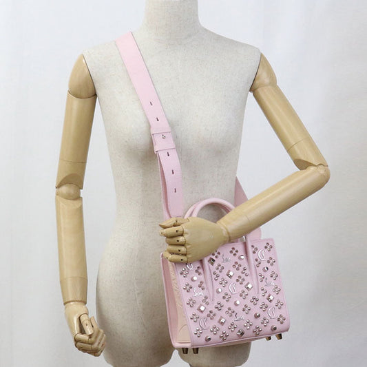 Christian Louboutin CLO93964 2WAY Paloma Mini Handbag leather pink Women