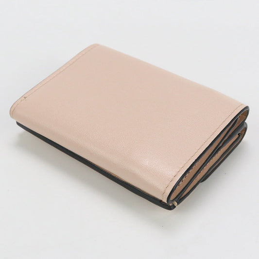 FENDI 8M0395 FENDI ROMA Tri-fold wallet with coin purse leather pink Women