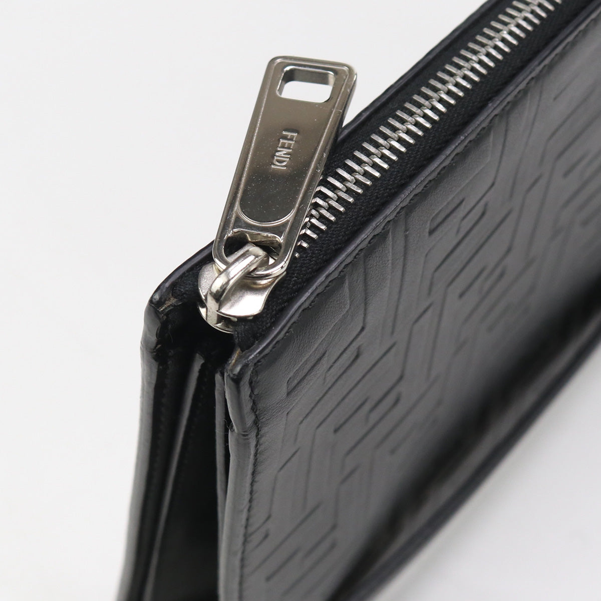 FENDI 7VA445 Clutch bag Clutch bag leather black mens