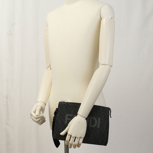 FENDI 7VA564 AJJ4 Clutch bag PVC Black mens