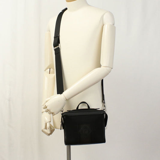 FENDI FE88635 2WAY handbag Shoulder Bag canvas Black unisex