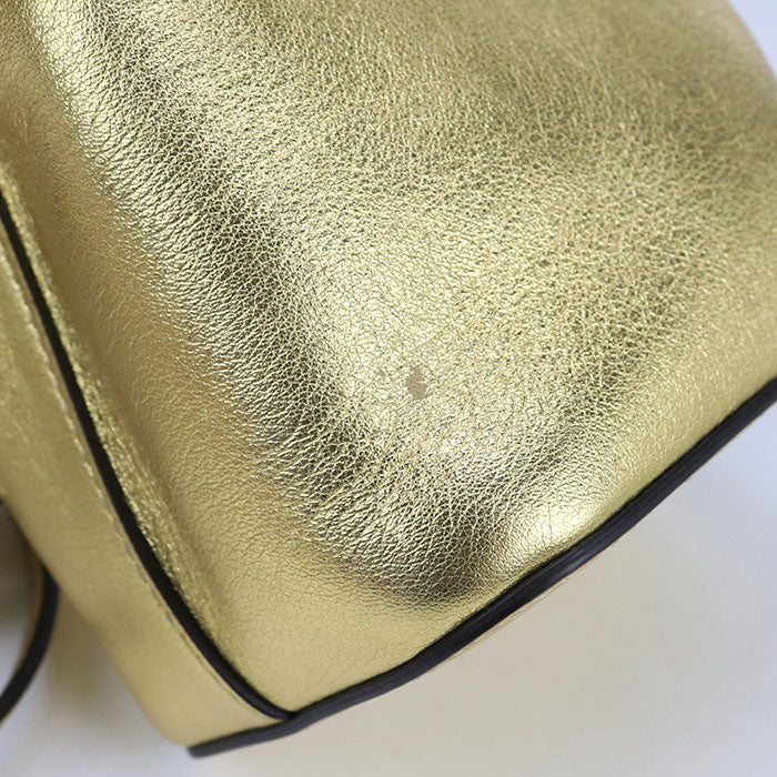 FENDI FE88657 Mini Montresor Handbag leather gold Women