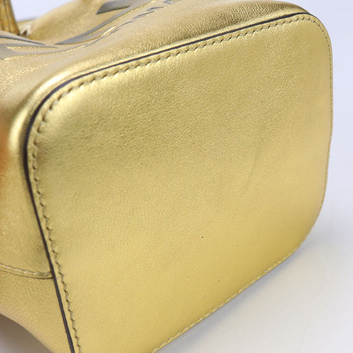 FENDI FE88657 Mini Montresor Handbag leather gold Women