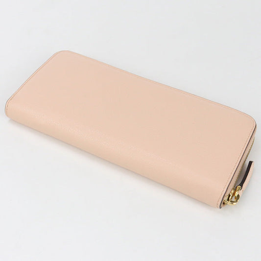 FENDI 8M0406 A18B Zip Around Wallet F is Fendi PurseZip leather Pink Women