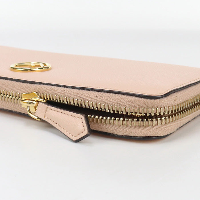 FENDI 8M0406 A18B Zip Around Wallet F is Fendi PurseZip leather Pink Women