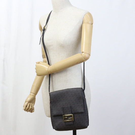 FENDI FE89070 Shoulder Bag Zucchino Shoulder Bag PVC/Shoulder Bag brown Women