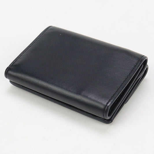 FENDI 8M0395 AAYZ Tri-fold wallet logo Mini Wallet leather black Women(unisex)