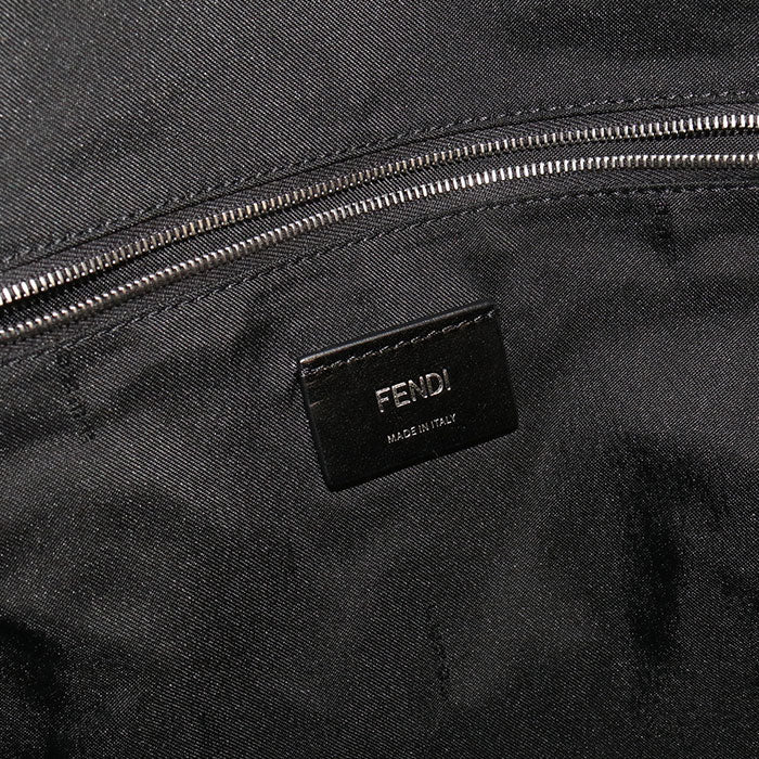 FENDI 7VZ012 Backpack Bugs monster Nylon,leather black mens