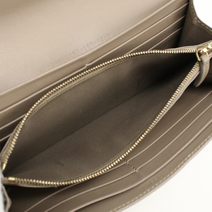 FENDI 8M0365 A18B F is Fendi Chain wallet leather beige Women