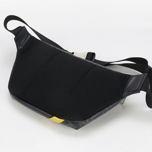 FENDI 7VA434 Belt bag Diagonal body bag PVC gray mens