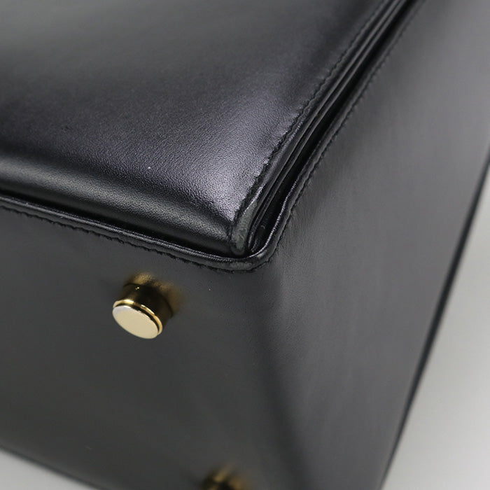 FERRAGAMO FR87030 2WAY Gancini Handbag Calfskin black Women