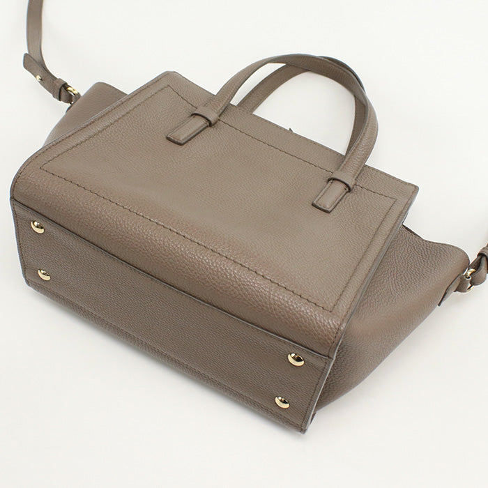 FERRAGAMO 21 F478 2WAY Amy Tote Bag shoulder bag Calfskin beige Women