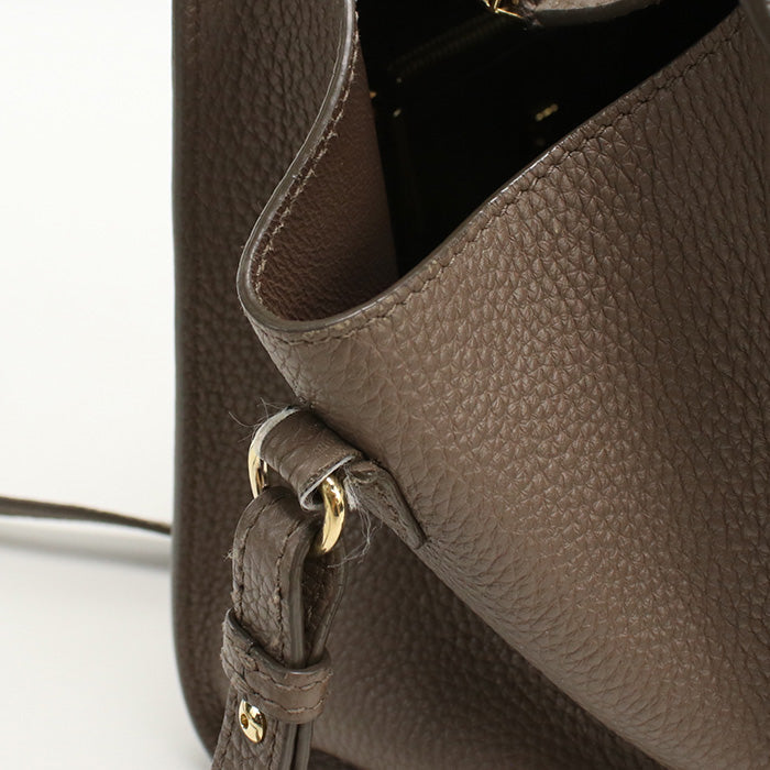 FERRAGAMO 21 F478 2WAY Amy Tote Bag shoulder bag Calfskin beige Women