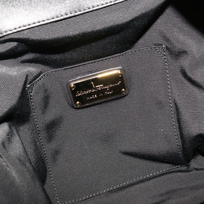 FERRAGAMO 21 F734 Backpack Vala Backpack leather black Women
