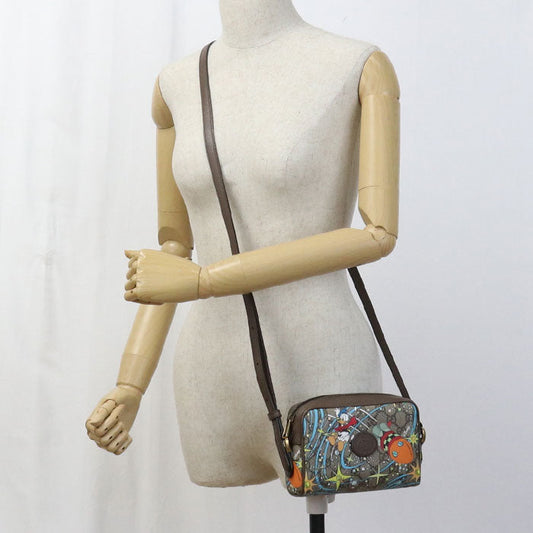 GUCCI 648124 Shoulder Bag GuccixDisney collaboration Donald Duck Mini Bag GG Supreme Canvas, leather multicolor Women