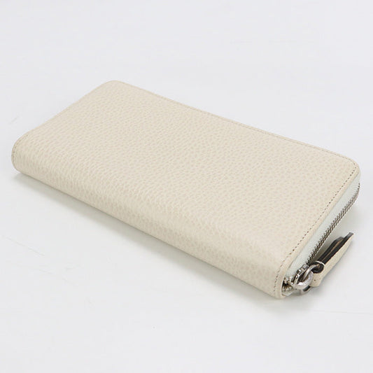 GUCCI 456117 Zip around wallet Double G PurseZip Around leather white Women