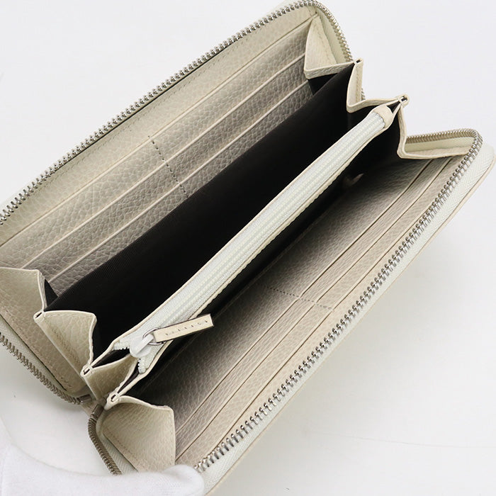 GUCCI 456117 Zip around wallet Double G PurseZip Around leather white Women