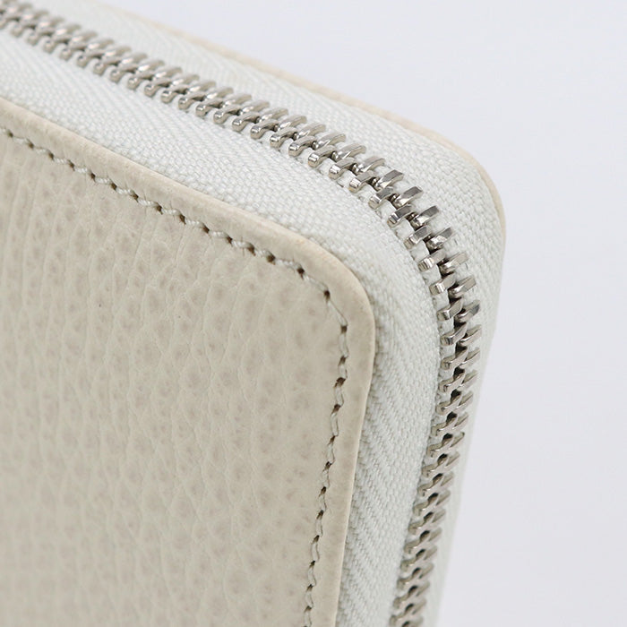 GUCCI 456117 Zip around wallet Double G PurseZip Around leather white Women