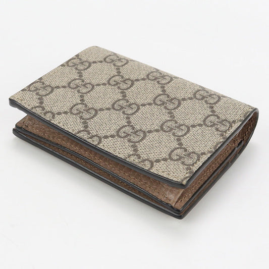 GUCCI 658610 17WAG 5788 Bi-fold wallet Card Case wallet Compact wallet GG Supreme Canvas,leather Multi Women
