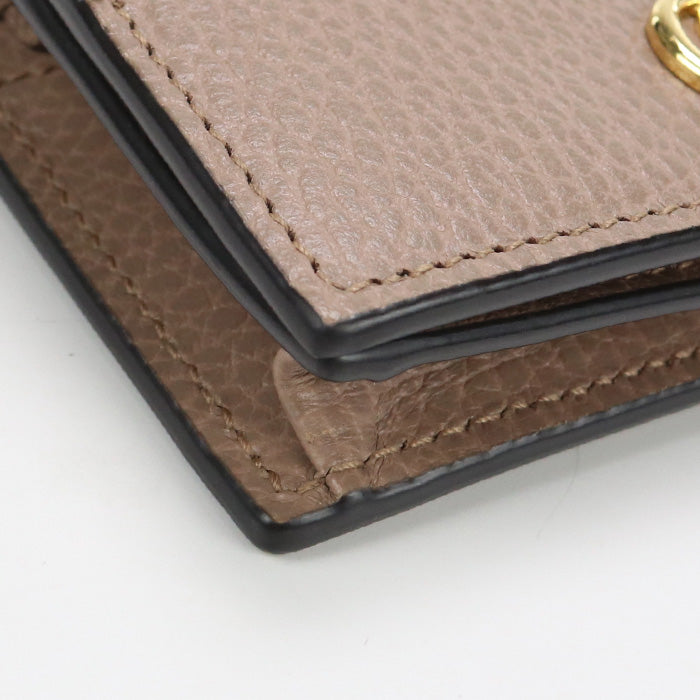 GUCCI 658610 17WAG 5788 Bi-fold wallet Card Case wallet Compact wallet GG Supreme Canvas,leather Multi Women