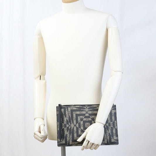 GUCCI 411417 Clutch bag GG Kaleido GG Supreme beige mens