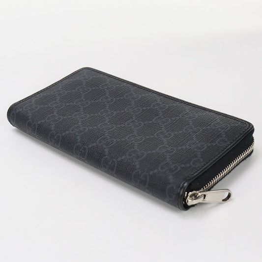 GUCCI 673003 Zip around Interlocking G PurseZip Around GG Supreme black mens