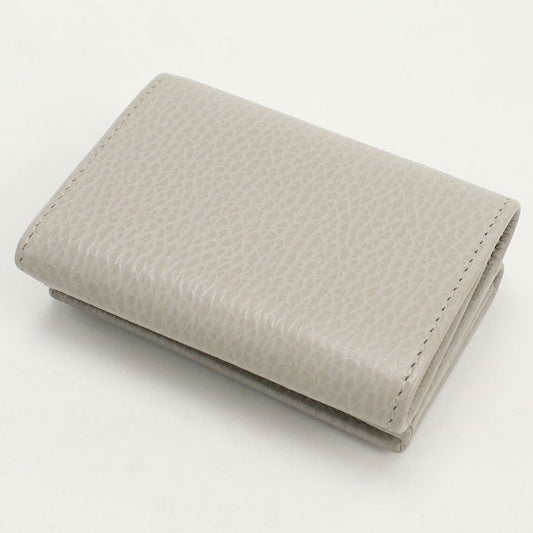 GUCCI GU88844 Tri-fold wallet Double G leather Gray Women