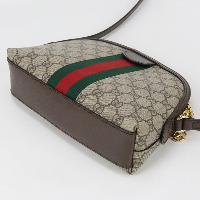 GUCCI 499621 Shoulder Bag Offidia GG Supreme Sherry Line Small Shoulder Bag PVC/leather Women