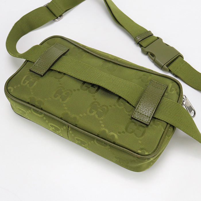 GUCCI GU89728 Belt bag Off the grid body bag Nylon green mens