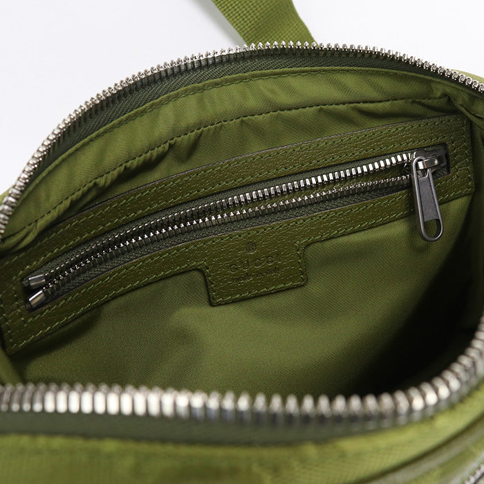 GUCCI GU89728 Belt bag Off the grid body bag Nylon green mens