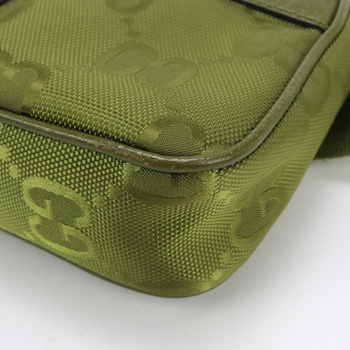 GUCCI GU89728 Belt bag Off the grid body bag Nylon green mens
