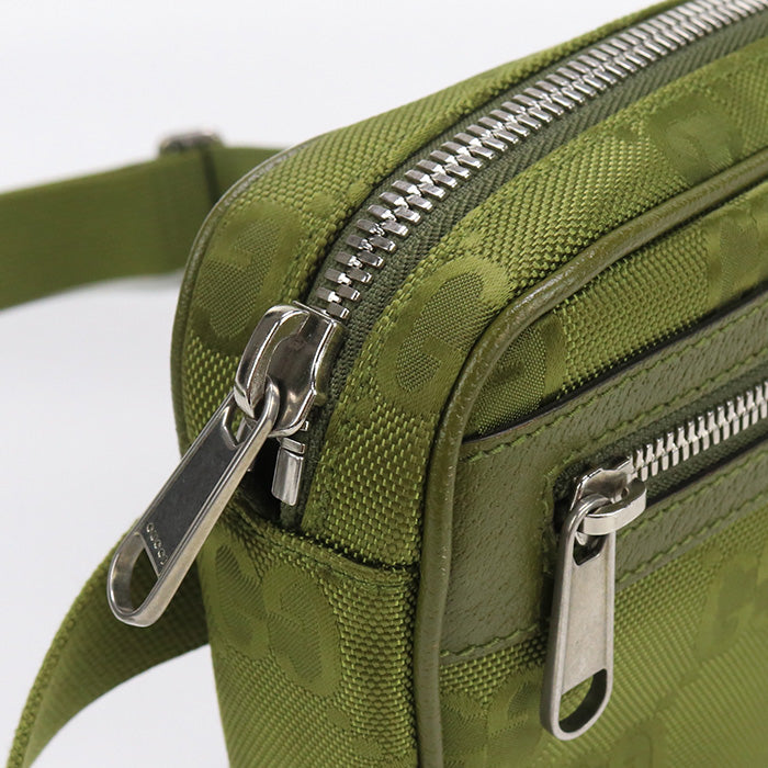 GUCCI GU89728 Belt bag Off the grid body bag Nylon green mens