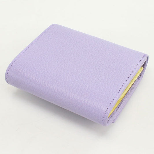 GUCCI GU91309 Medium Double G Folded wallet leather/Medium purple Women