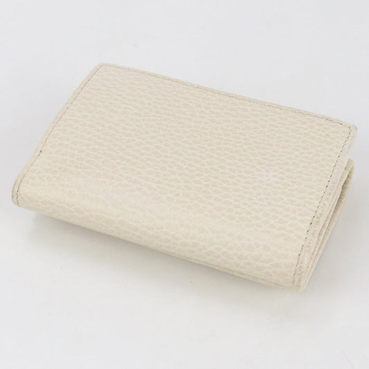 GUCCI 644407 tri-fold wallet GG Marmont Compact wallet leather ivory Women