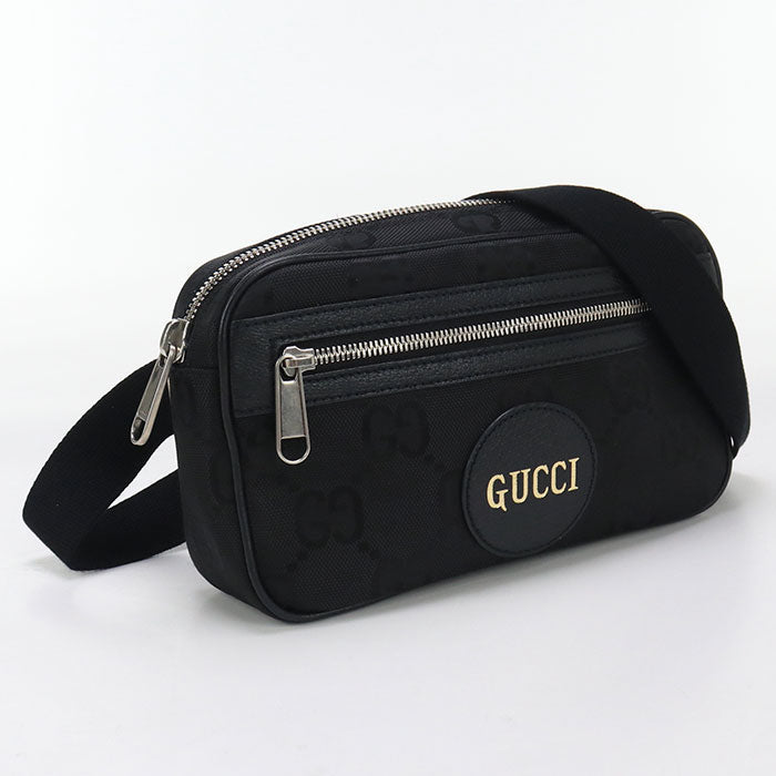 GUCCI 631341 Belt bag Off the grid body bag Nylon black mens