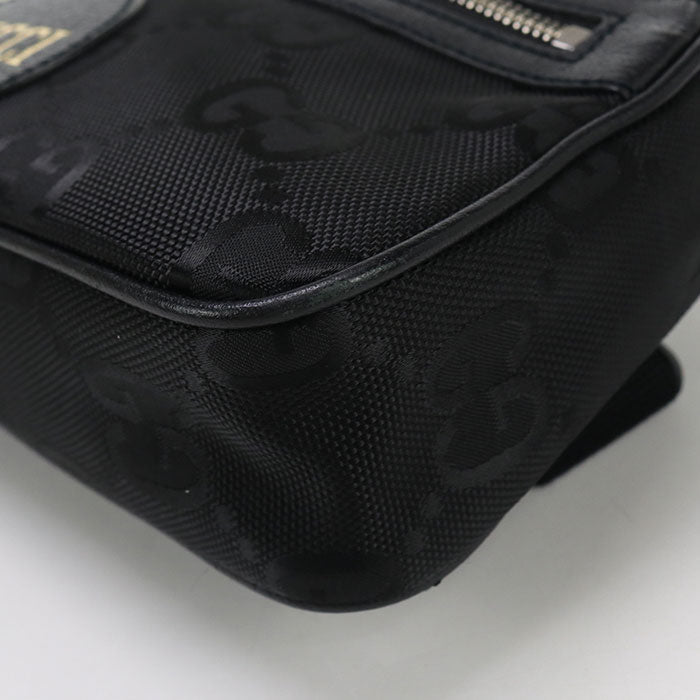 GUCCI 631341 Belt bag Off the grid body bag Nylon black mens