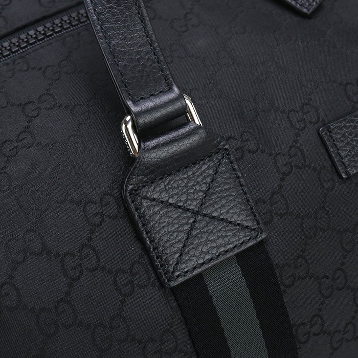 GUCCI 449180 2WAY Boston bag GG nylon Boston bag Nylon black unisex