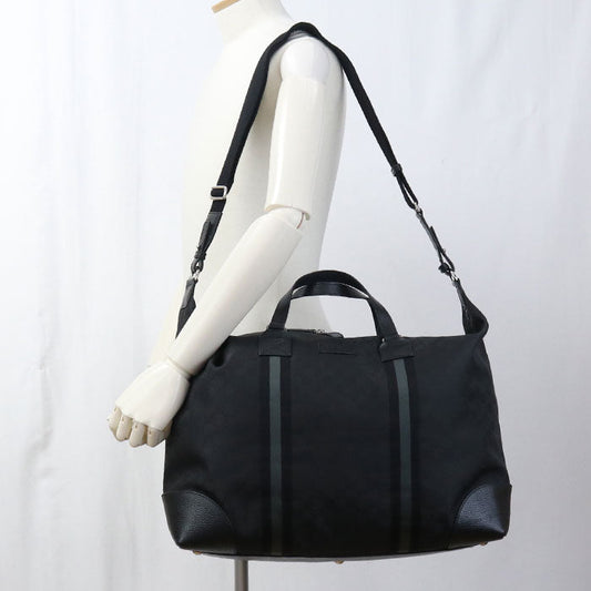 GUCCI 449180 2WAY Boston bag GG nylon Boston bag Nylon black unisex