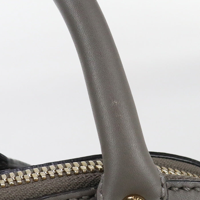 GUCCI 449654 BMJ1G 1226 2WAY Micro Guccisima Handbag leather gray Women