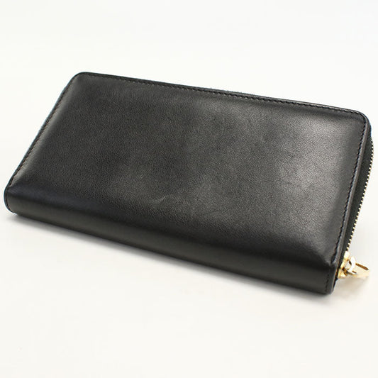 GUCCI 658839 0QGCG 1089 Long Wallet Zipper Wallet leather black mens(unisex)