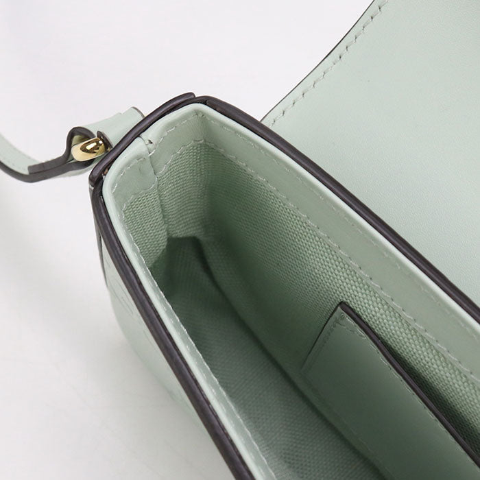 GUCCI 772794 GG Super Mini Shoulder Bag leather green Women