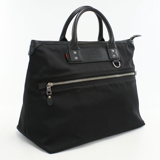 GUCCI 246392 Tote Bag Nylon/leather unisex black