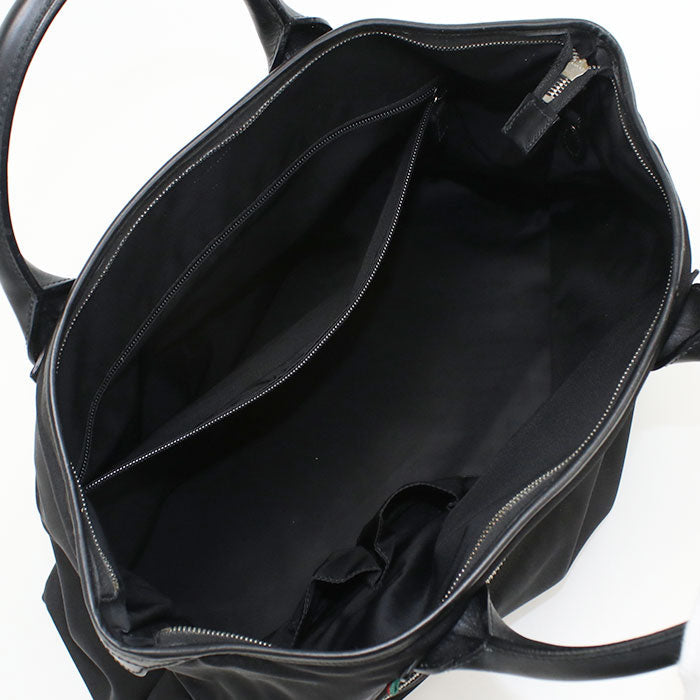 GUCCI 246392 Tote Bag Nylon/leather unisex black