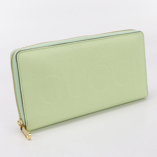 GUCCI 658691 Zip around wallet Gucci Logo PurseZip Around leather Women Green